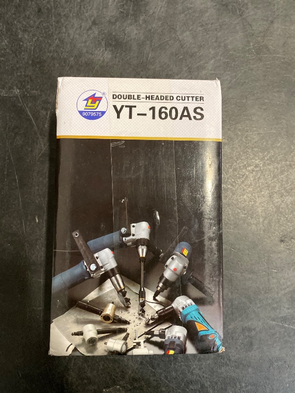 Photo 1 of 360 Degree Double Headed Sheet Metal Nibbler Drill Attachment Metal Cutter with Extra Punch and Die, 1 Cutting Hole Accessory and 1 Step Drill Bit