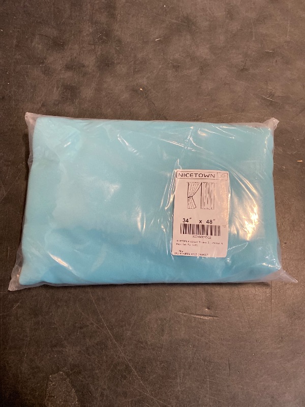 Photo 1 of NICETOWN Blackout Window Curtains for Camper - (Teal Blue Color) 34x48 Inch, 2 Panels Set, Thermal Insulated Room Darkening Blackout Drapes/Draperies with Rod Pocket & Back Tab for Loft