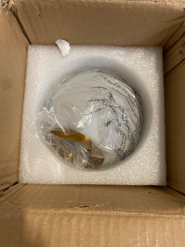 Photo 1 of Bagood Globe Semi Flush Mount Ceiling Light Mid Century Modern Globe Ceiling Light Fixture with Milk Glass Shade Brass Finish for Living Room Hallway Kitchen Island Dining Room Laundry (Bulb Incl.)…