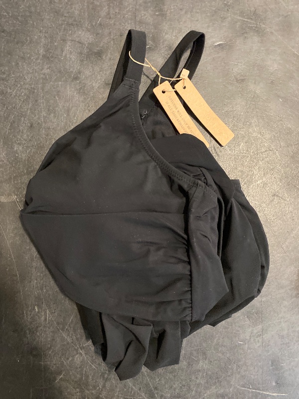 Photo 1 of (L) SHAPELLX Tummy Control Swimsuits Women One Piece Swimsuits Women Bathing Suit Slimming Swimwear with Bra (Black,Large)