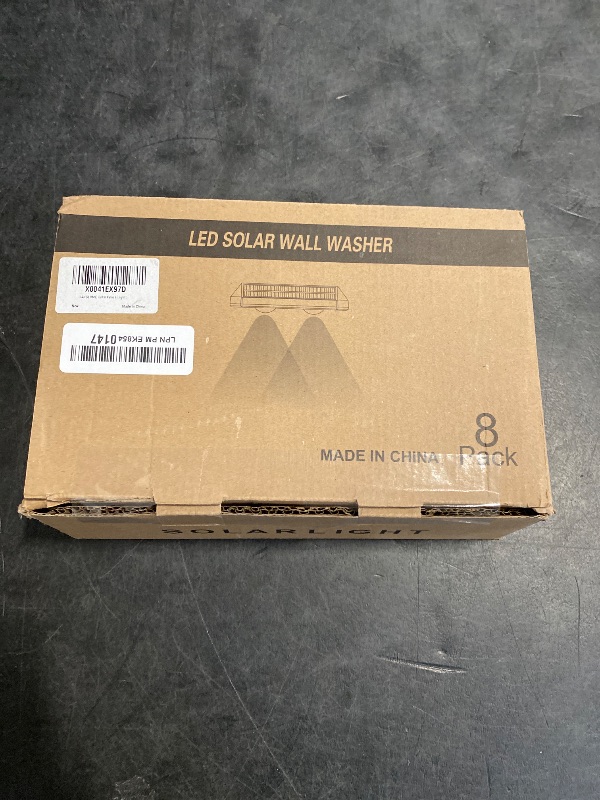 Photo 1 of Solar Fence Lights Outdoor - 2700/4000/6000K 3 Mode, Solar Fence Lights Outdoor Waterproof LED, Fence Light Solar Powered for Outside, Backyard/Railing/Step/Patio/Wall and Home Improvement(8 Pack)