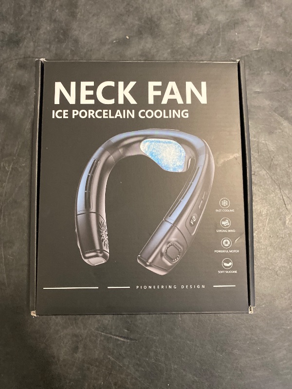 Photo 1 of MGUP Neck Air Conditioner with 6 Adjustable levels,Cooling Neck Fan Support 360°Airflow and Cooling Plate,5200mAh Portable Rechargeable Wearable Personal Fan,Fast Cooling for Women/Men