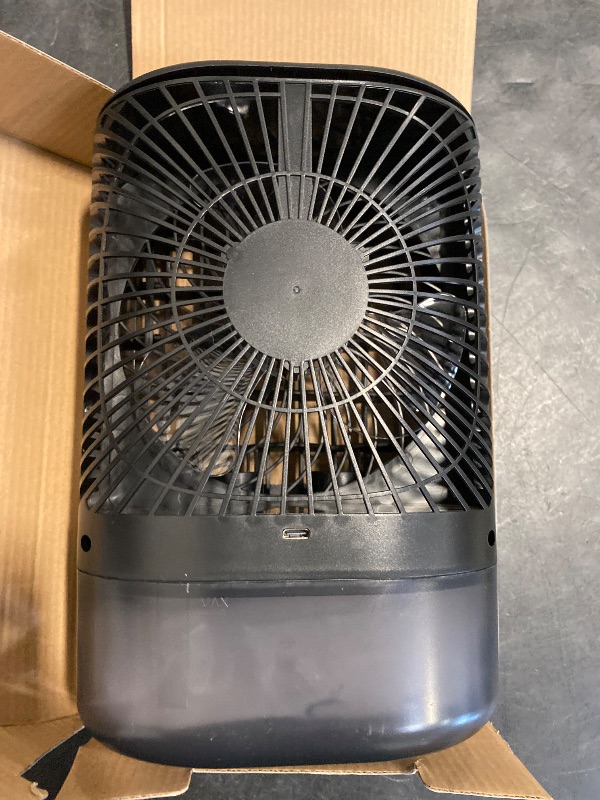 Photo 1 of Portable Air Conditioners Ice Fan That Blow Cold Air USB Mini Air Conditioners 3 Wind Speed & 7 Colorful LED Light Cool Mist &Timer Evaporative Air Cooler Personal AC For/Bedroom/Desk/Room/Tableto