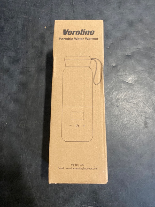 Photo 1 of Veroline Portable Bottle Warmer for Travel, 10 Oz Baby Bottle Warmer with Adjustable Temp & Keep Warm for Formula, Breastmilk, Super Fast Charging & Cordless Milk Warmer, Rechargeable Water Warmer