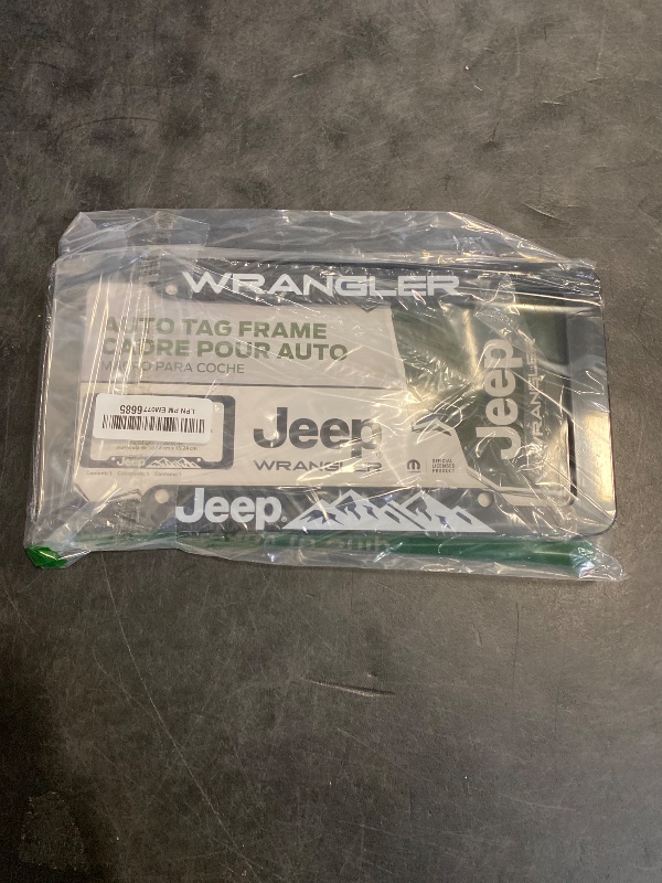Photo 1 of Chroma Jeep Wrangler License Plate Frame, Jeep Wrangler Accessories