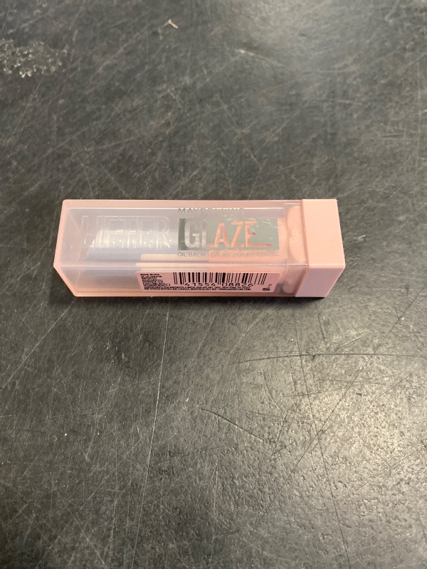 Photo 1 of Maybelline Lifter Glaze Oil Balm with Hyaluronic Acid and Hydrating Oil Blend, Lip Balm with 24HRs of Smooth, Moisturizing Shine, Pink Drip (Sheer Baby Pink)