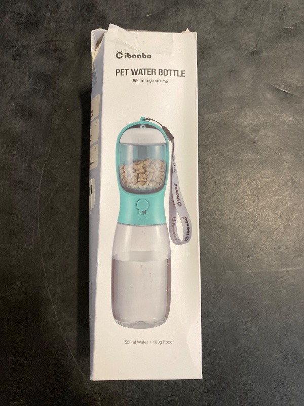 Photo 1 of Cibaabo Dog Water Bottle with Food Container, Travel Puppy Water Bowl, Portable Pet Dispenser, Dog Stuff Accessories Items, Puppy Essentials Necessities for Yorkie Chihuahua Cat Walking and Hiking