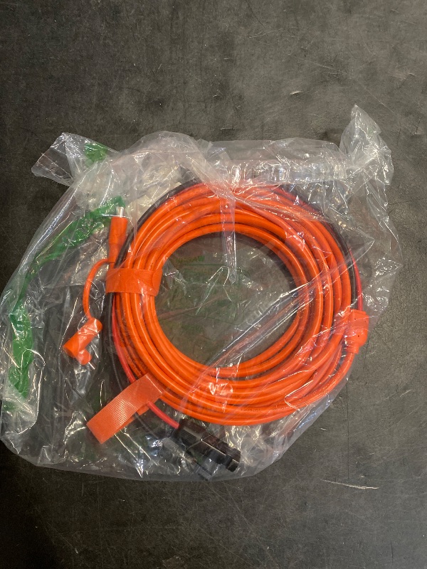 Photo 1 of XRDS -RF Solar Panel to DC 8mm Adapter Cable 25FT, Solar Connector to DC7909/8020 Male Plug Extension Cord, 12AWG+14AWG Tinned Copper Wire Compatible with Portable Power Station