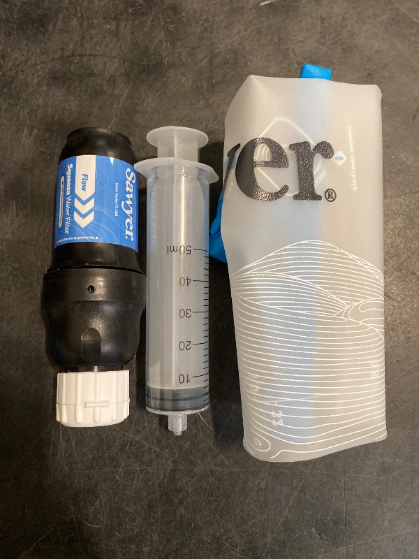 Photo 1 of Sawyer Squeeze Water Filtration System, Cnoc Premium 2 Liter Bladder