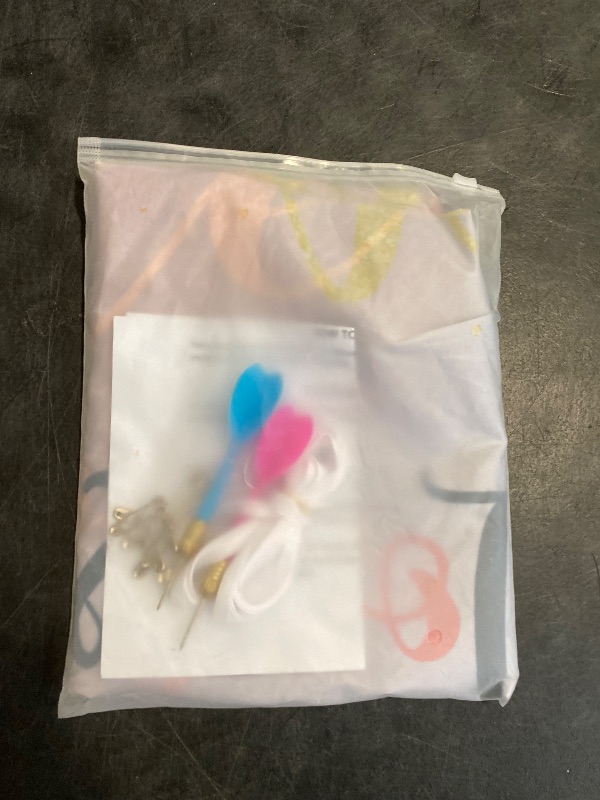 Photo 1 of Navy Blush Gender Reveal Dart Board Game, Balloon and Powder Kit for Girl or Boy