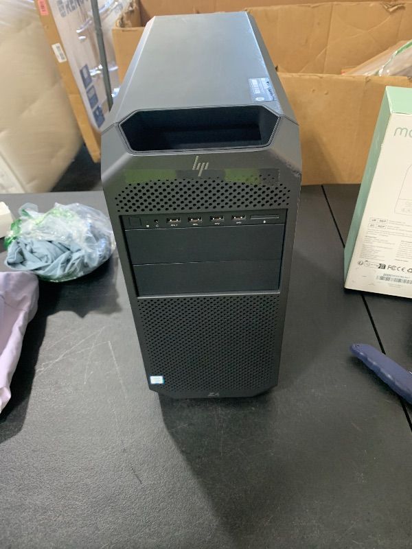 Photo 1 of PARTS ONLY --------------------------------------------HP Z4 G4 W-2123 4C 3.6Ghz 32GB RAM 500GB NVMe Quadro P400 Win 10 (Renewed)