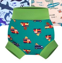 Photo 1 of MooMoo Baby Swim Diapers1pc Waterproof Reusable Swim Diapers for Baby Girls and Boys Swim Lesson 3T