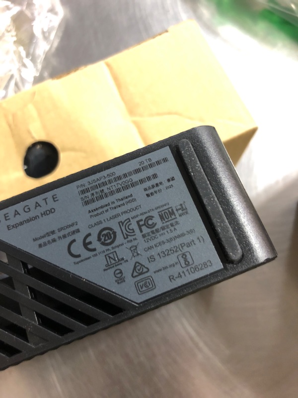 Photo 1 of Seagate Expansion Desktop 20TB, External Hard Drive, 3.5", PC & Laptop, USB 3.0, Data Rescue Service (STKP20000400)
