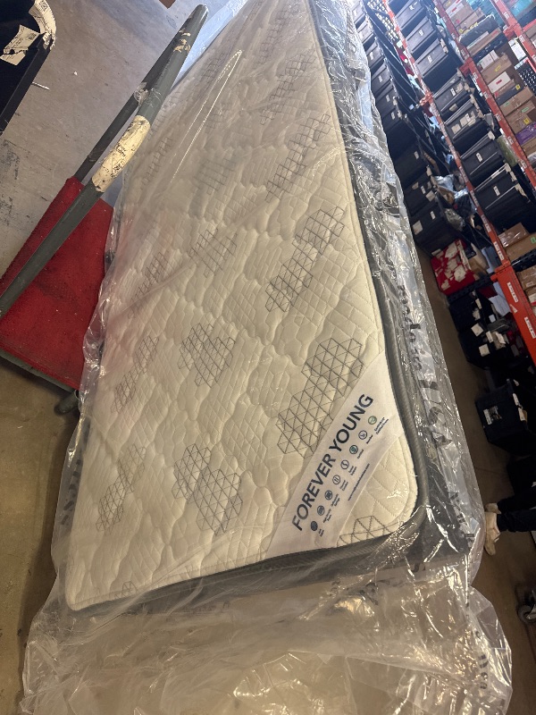 Photo 1 of *NO BOX*_____________Ottomanson Twin 12” Eurotop Hybrid Mattress - Premium Quilted Cover - Made in USA - Medium-Firm Support - Individually Pocketed Coils & CertiPUR-US Foam - Fiberglass-Free