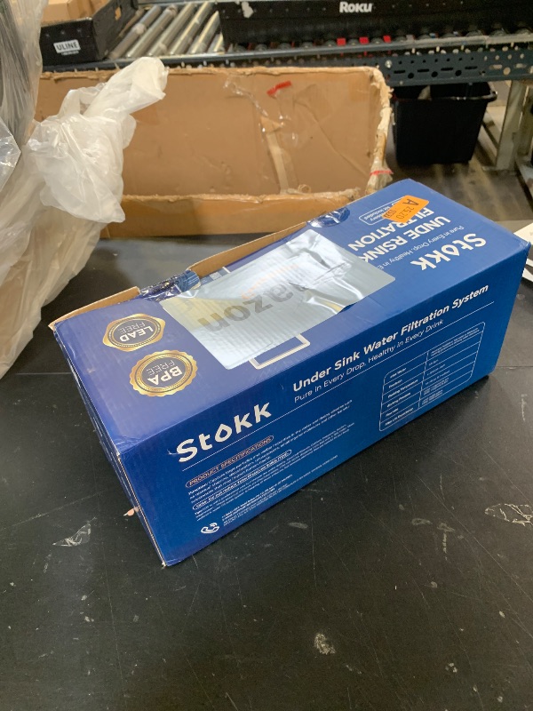 Photo 1 of Stokk UR30 Under Sink Water Filter, Reduces Chlorine Bad Taste & Odor, 16000 Gallons Under Counter Water Filter Direct Connect to Kitchen Faucet, NSF/ANSI 42&372