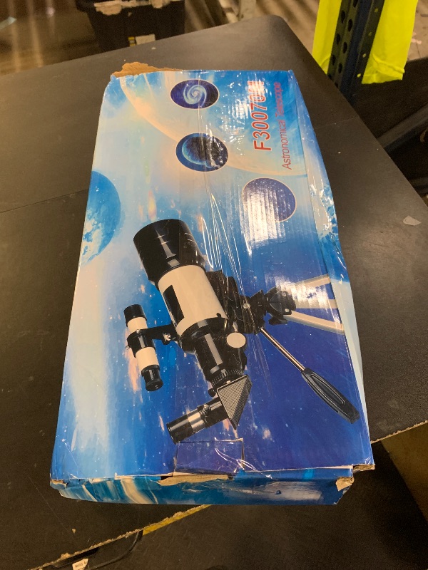 Photo 1 of ToyerBee Telescope for Adults & Kids, 70mm Aperture Astronomical Refractor Telescopes for Astronomy Beginners (15X-150X), 300mm Portable Telescope with an Phone Adapter & A Wireless Remote
