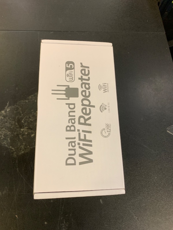 Photo 1 of WiFi Extender, WiFi Extender Signal Booster, WiFi Booster, Covers Up to 12880 Sq.ft and 105 Devices, Dual Band Wireless Repeater, WiFi Repeater, WiFi Extenders Signal Booster for Home