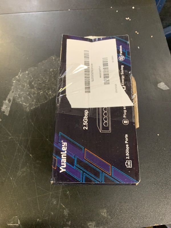 Photo 1 of 6 Port 10G Ethernet Switch Unmanaged, 4 x 2.5G Base-T Ports, 2 x 10Gb RJ45 Ports, Compatible with 100/1000/2500Mbps, Metal Fanless, VLAN, YuanLey 2.5Gbe Network Switch for 2.5G/10G NAS, Wireless AP