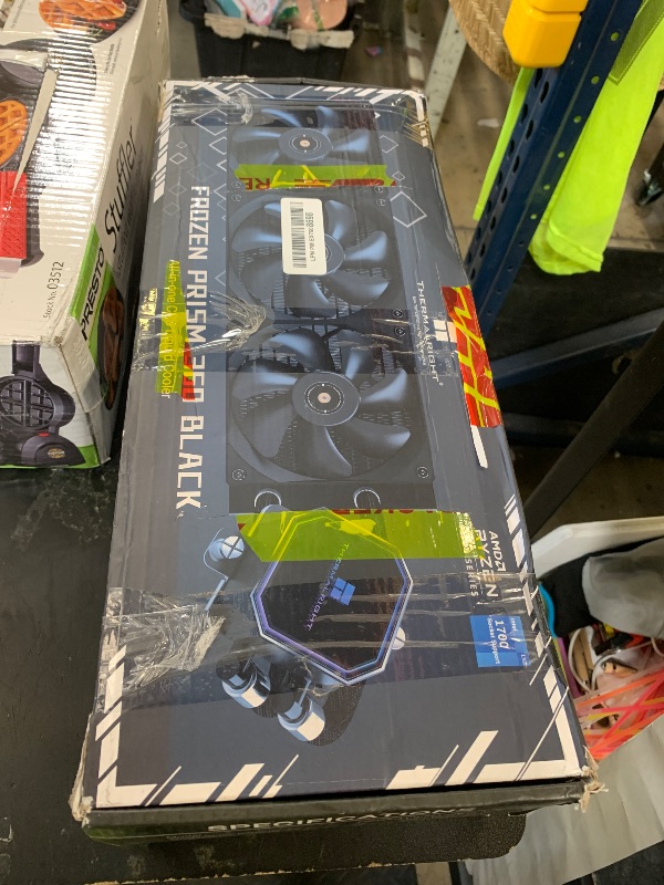 Photo 1 of Thermalrlght Frozen Prism 360 Black AIO Water Cooler,Liquid CPU Cooler, 3×120mm PWM Fans Water Cooling System,1850RPM High Speed,Compatible with AMD/AM4/AM5