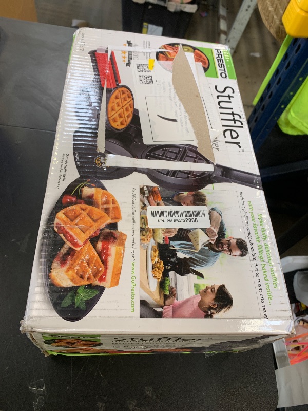 Photo 1 of Presto 03512 Stuffler Stuffed Waffle Maker, Belgian, Large, Black