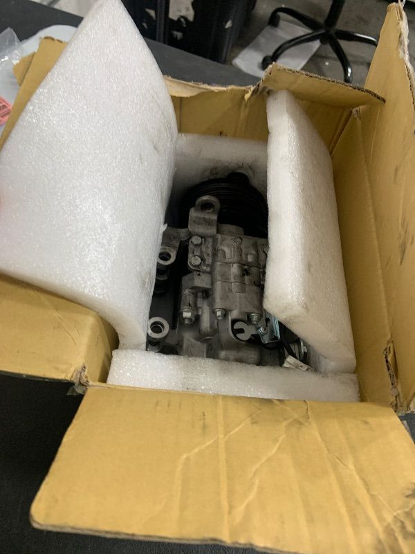 Photo 1 of WFLNHB AC Compressor & A/C Clutch, A/C Ports 5 Grooves Replacement for Mazda 3 2004-2009 3 Sport 2009 Replacement for Mazda 5 2006-2010 2.0L 2.3L CO 10759C 58463 BP4S61K00 CC4361450E