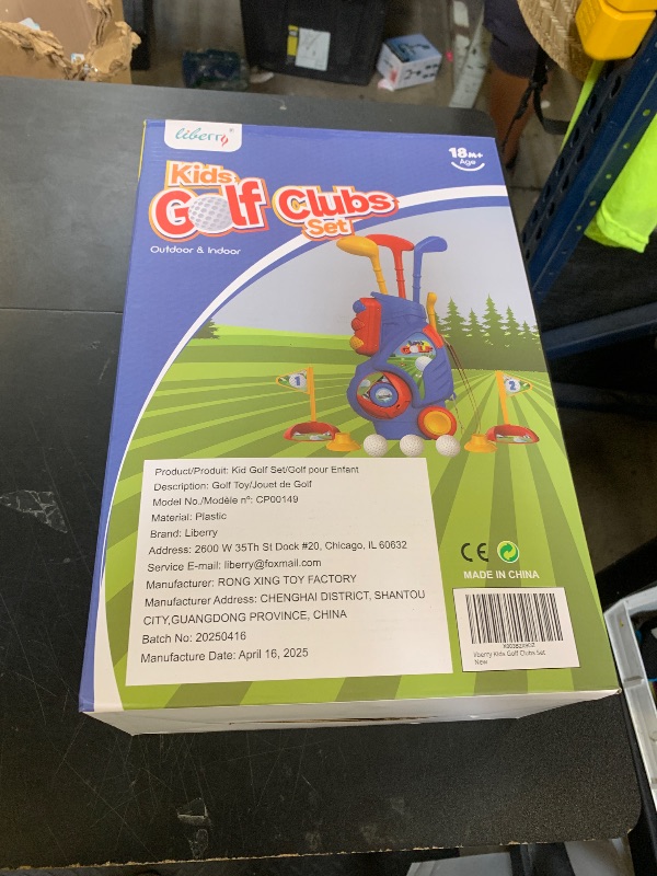 Photo 1 of Liberry Toddler Golf Set, Upgraded Kids Golf Cart with Unique Shoulder Strap Design, Indoor and Outdoor Golf Toys for Boys and Girls Aged 1-5 Years Old