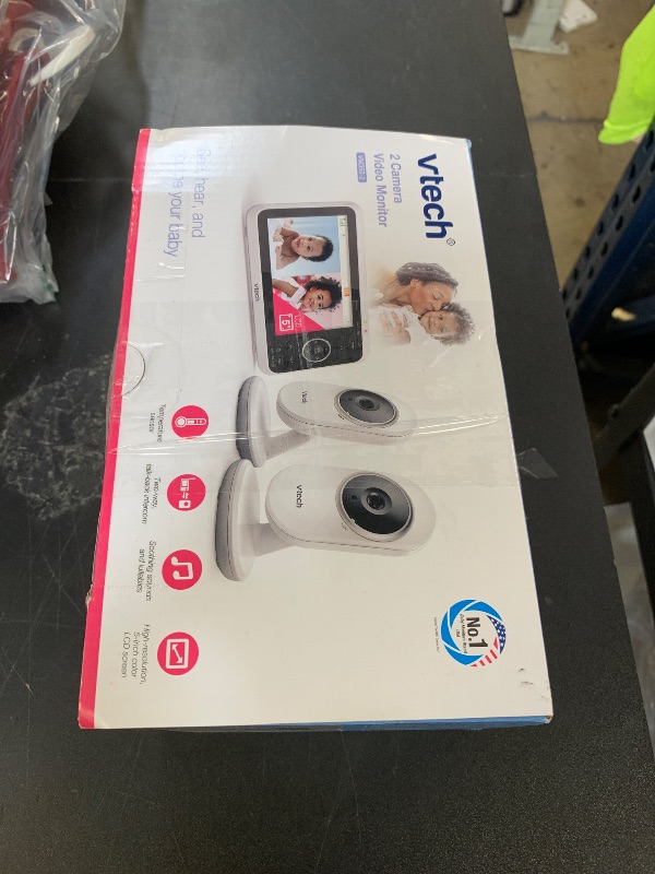 Photo 1 of VTech [Upgraded] VM350-2 Baby Monitor, 5" Screen,2 Cameras,1000ft Range, Night Vision, 2-Way Audio, Lullabies, Secure Transmission No WiFi