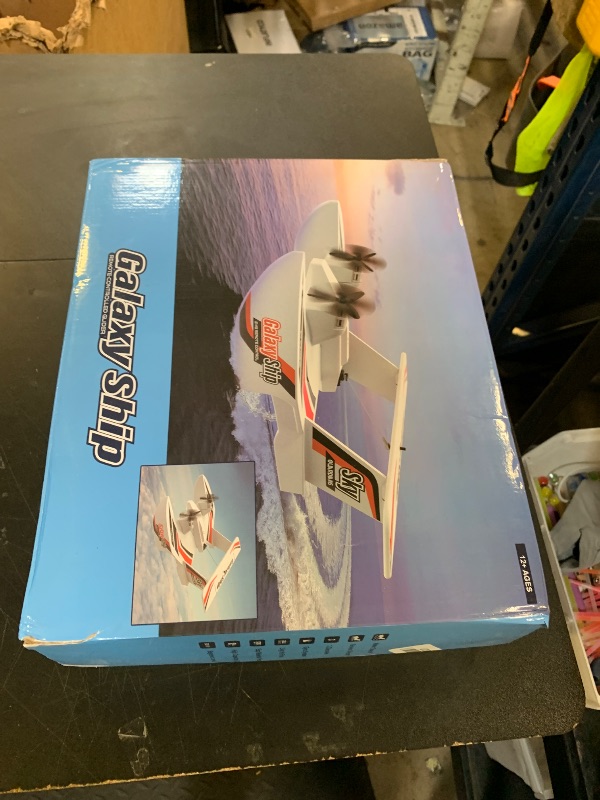 Photo 1 of VEVOR RC Plane, 2.4GHZ 3CH RC Airplane with 6-Axis Gyro Stabilizer&2 Batteries, Ready to Fly Amphibious Aircraft Plane Toy for Adults Kids Beginners Boys Birthday/Xmas Child Gift