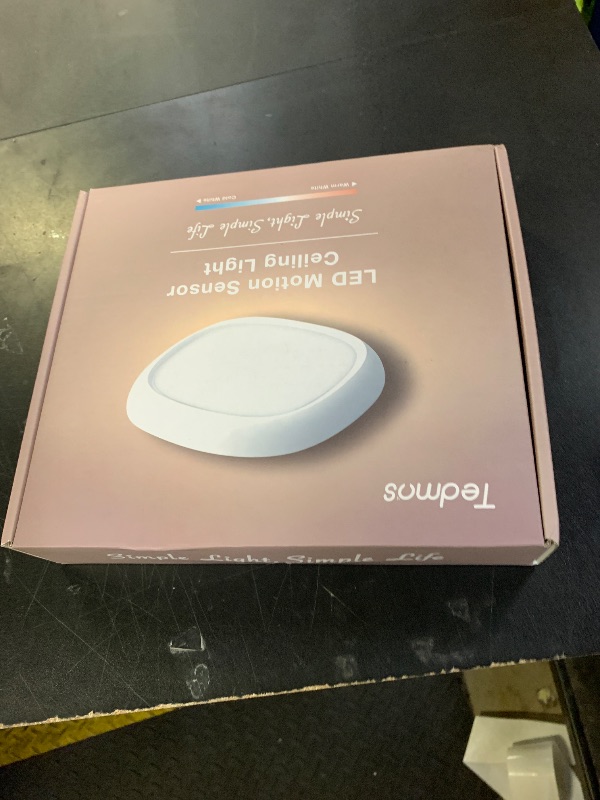 Photo 1 of IP54 Waterproof Rechargeable Shower Light Indoor, 12000mAh Motion Sensor Wireless Ceiling Light with Remote No Wiring, Battery Operated Closet Lights Cordless LED Overhead Lighting for Pantry Bathroom