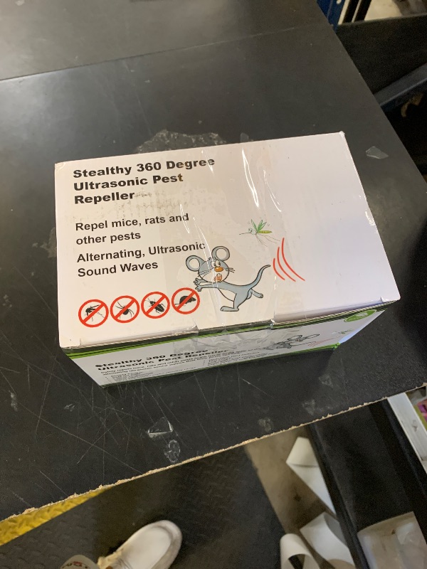 Photo 1 of Ultrasonic Rodent Repellent Plug in, Indoor Pest Control for Mice Squirrel Rat Roach Spider Repelling, Electronic Plug in for House Kitchen Garage Basement with Mouse and Rat Repeller