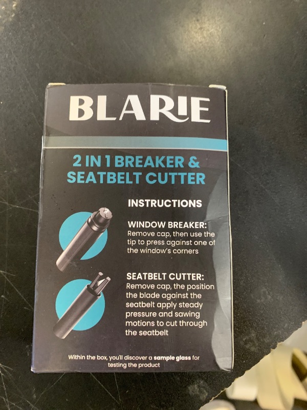 Photo 1 of Blarie SafeHammer Glass Breaker and Seatbelt Cutter, Auto Rescue Tool LifeHammer, HammerDex Window Breaker, Escape Car Safety Hammer, The Safety Tool That Every Driver Should Carry in Their Vehicle