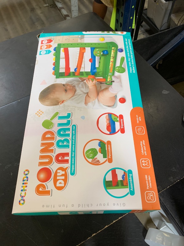 Photo 1 of OCHIDO Toddlers Toys for1 2 3 Years Old Kids, Pound A Ball Included 2 Hammer & 12 Balls, Montessori Toys for Interactive Game for Boys and Girls, Early Learning Educational Gift