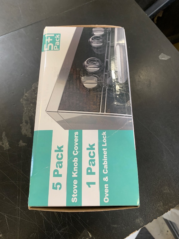 Photo 1 of Mom's Choice Gold Awards Winner - Stove Knob Covers for Child Safety (5 + 1 Pack) Double-Key Design and Upgraded Universal Size Gas Knob Covers Clear View Childproof Oven Knob Covers for Kids and Pets