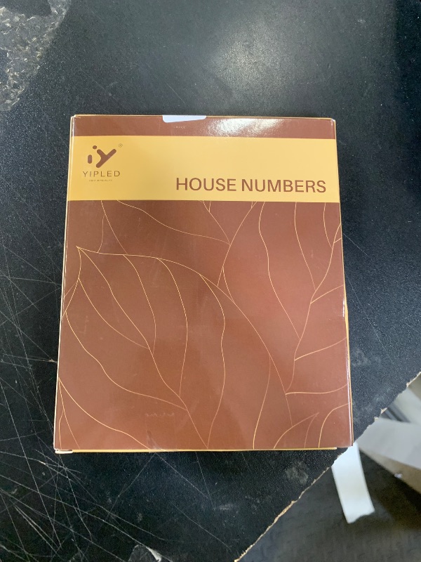 Photo 1 of YIPLED 5 Inch House Numbers for Outside, Metal Address Number 1 - Modern Design, Weather-Resistant Silver Powder Coated Finish, No Fading (Silver)