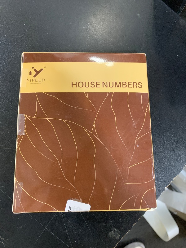 Photo 1 of YIPLED 5 Inch House Numbers for Outside, Metal Address Number 5 - Modern Design, Weather-Resistant Silver Powder Coated Finish, No Fading (Silver)