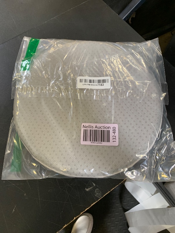 Photo 1 of 11" Detachable Memory Foam Seat Cushion Round Chair Cushion Non-Slip Dining Stool Pad Circle Chair Pad with Rubber Back Washable for Kitchen Dining Office Chairs Grey