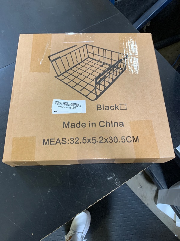 Photo 1 of ????? ????? ?????? Storage 2Pack - 12.6in Metal Under Shelf Storage, Hanging Wire Basket Shelves, Undershelf Storage Basket for Kitchen Pantry Bookshelf