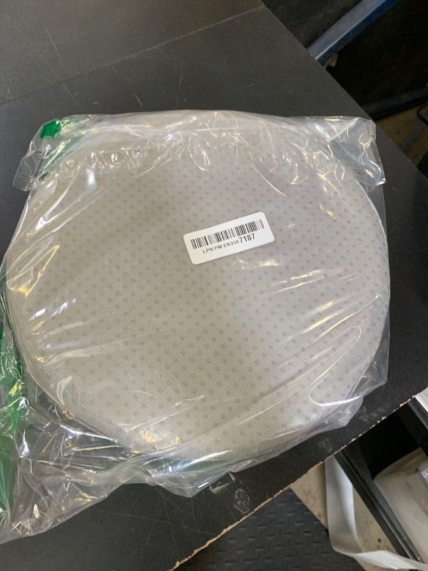 Photo 1 of 11" Detachable Memory Foam Seat Cushion Round Chair Cushion Non-Slip Dining Stool Pad Circle Chair Pad with Rubber Back Washable for Kitchen Dining Office Chairs Grey