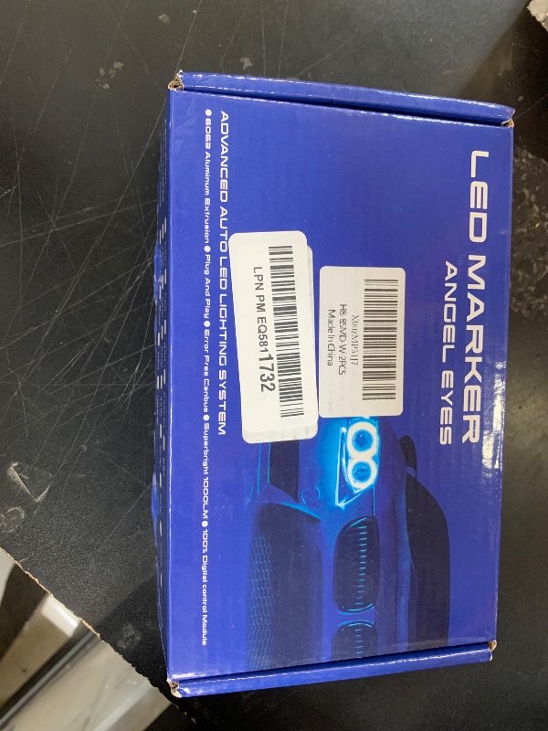 Photo 1 of APMAT H8 LED Angel Eyes Halo Bulb Light Compatible For BMW E60 E61 E63 E64 E70 E90 E92 E70 E71 E82 E87 E89 1 3 5 Series X5/6 Z4/7 6000K Xenon Lamp 120W White