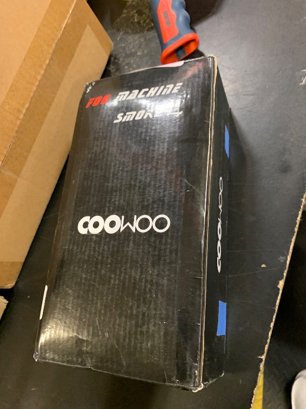 Photo 1 of COOWOO Portable Mini Fog Machine, 3 Adjustable Modes, Handheld Fog Machine with Remote Control Fogger for TikTok Live Streaming, Youtube Short Videos, Photography and Parties, Model Smoke L