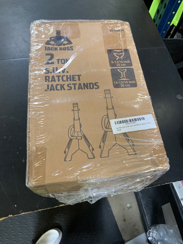 Photo 1 of Jack Boss Jack Stands Low Profile 2 Ton(4000 LBs) Lifting Car Stand, Fit Use for Cars Automotive Small Vehicles, 2 Pack