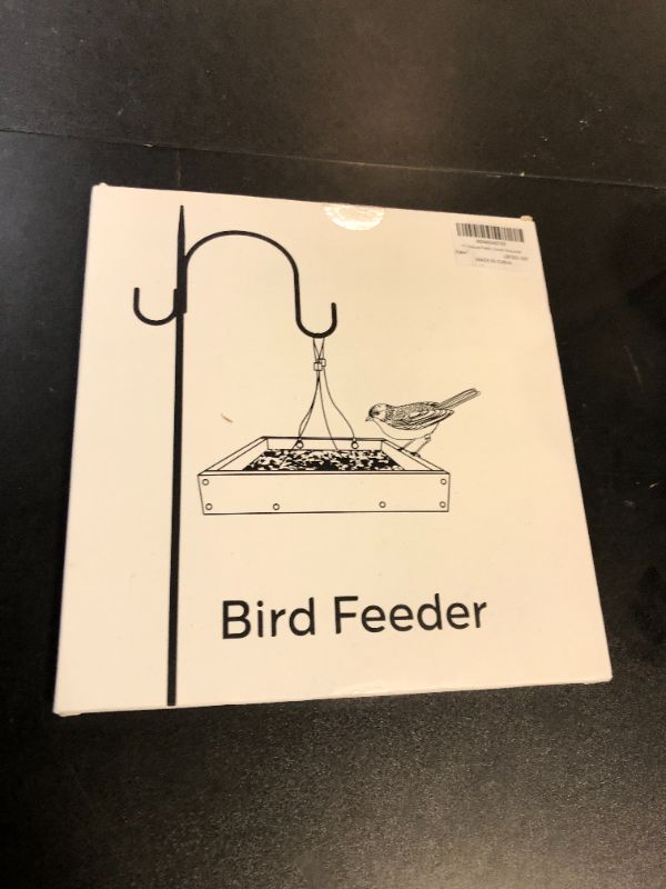 Photo 1 of TT Nature Platform Bird Feeder for Outdoor, Eco-Friendly Wood Hanging Tray Bird Feeders?Durable and Stable Great for Hanging Wild Birdfeeder Trays in Garden Outdoors, Install Required