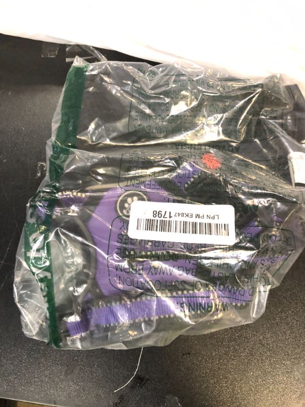 Photo 1 of IVY&LANE No Pull Dog Harness for Small Dogs, Dog Vest Harness with Leash, Safety Belt and Storage Strap, Fully Adjustable Harness, 360° Reflective Strip, Soft Handle (Purple, XS)