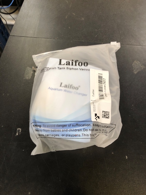 Photo 1 of Laifoo 5ft-S Aquarium Siphon Vacuum Cleaner for Fish Tank Cleaning Gravel & Sand