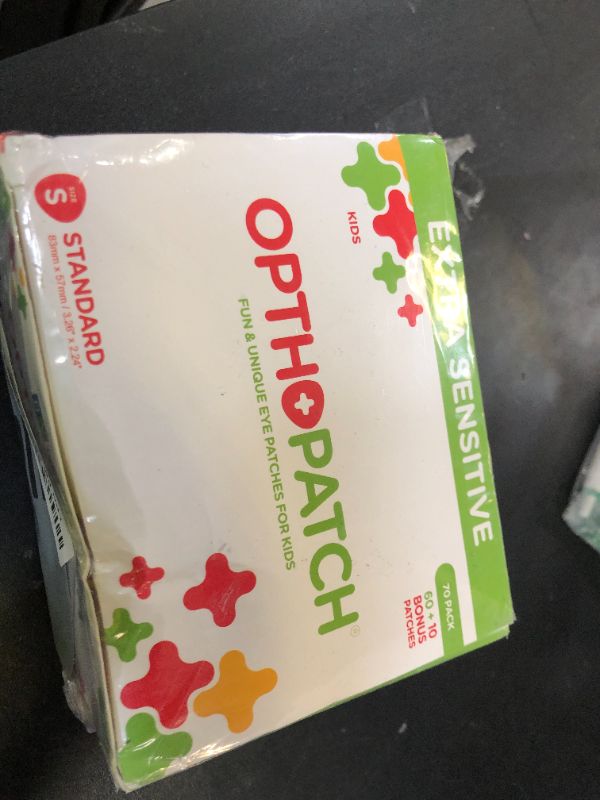 Photo 1 of OPTHOPATCH Eye Patches for Kids - Extra Sensitive Adhesive - Color Your Own Patch - 70 count + 2 Reward Charts