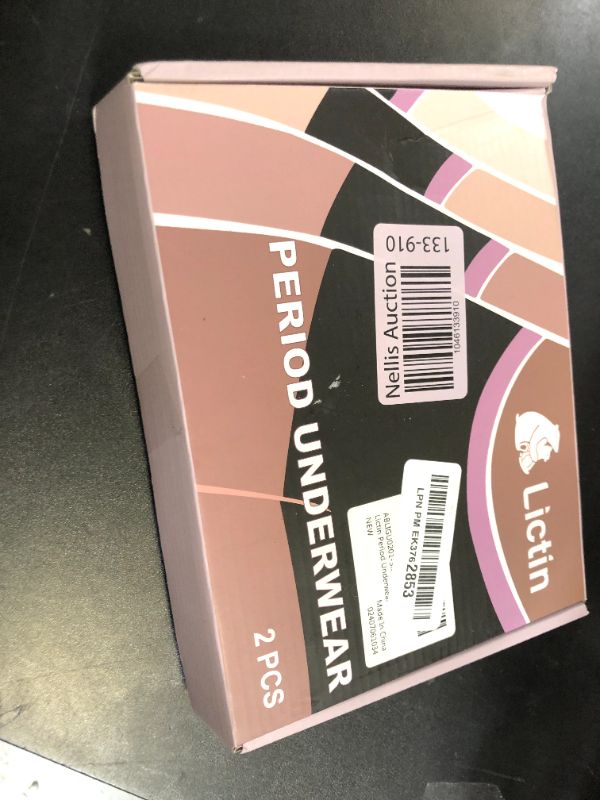 Photo 1 of Lictin Period Underwear for Teens Girls, 2 Packs Absorbent Boy Shorts Period Panties Women, Leak Proof Period Underwear Boxer Brief for Heavy Flow