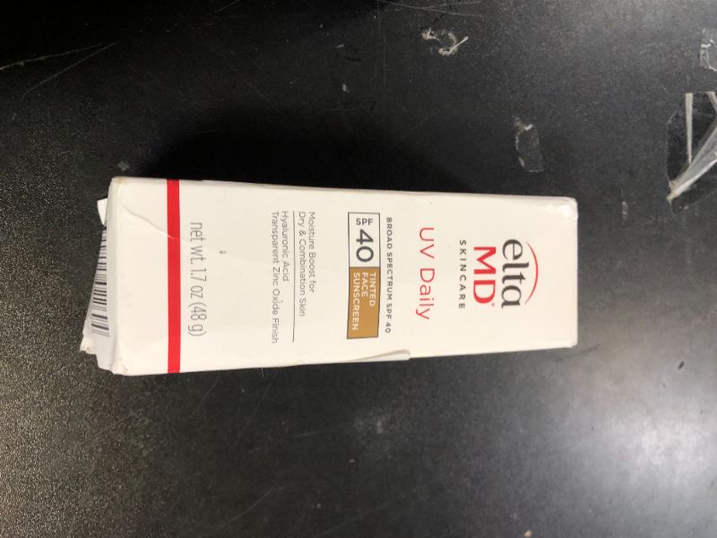 Photo 1 of EltaMD UV Daily Tinted SPF 40 Face Sunscreen Moisturizer with Zinc Oxide, Tinted Daily Face Moisturizer with SPF, Sunscreen for Dry Skin,1.7 oz Pump