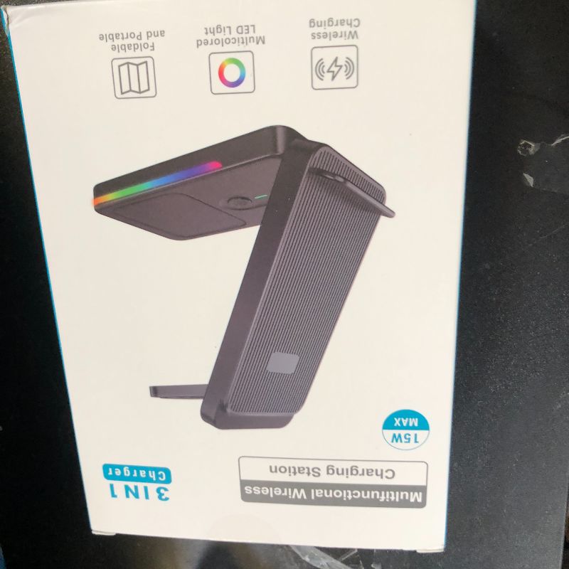 Photo 1 of Wireless Charger for Samsung Charging Station for Samsung Galaxy S25 Ultra/S24 Ultra/S23/Galaxy Bud Series, 3 in 1 Android Charging Station, Watch Charger for Galaxy Watch 7/6/5 Pro