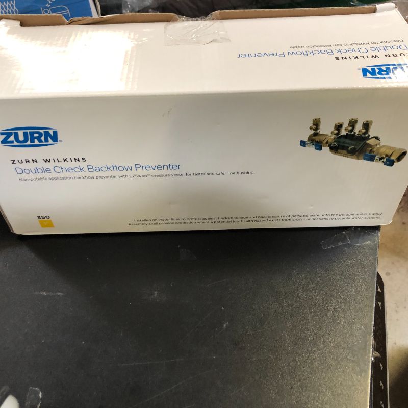 Photo 1 of Zurn Wilkins 1-350 1" 350 Double Check Backflow Preventer