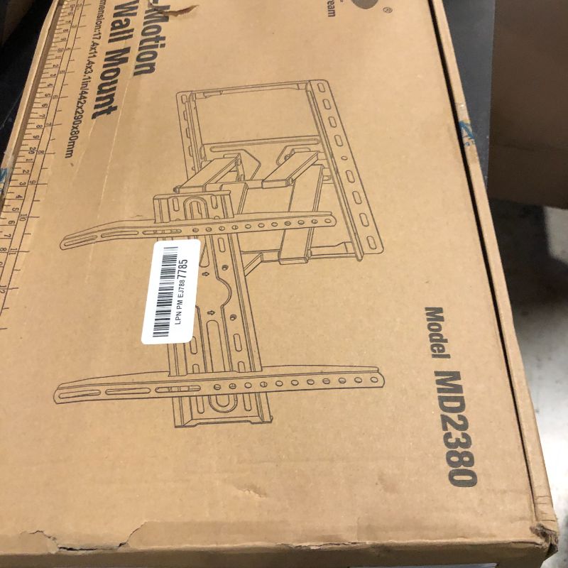 Photo 1 of Mounting Dream TV Wall Mount for 32-65 Inch Television,Mount with Swivel and Tilt, Full Motion Bracket with Articulating Dual Arms, Fits 16inch Studs, Max VESA 400X400 mm, 99lbs, MD2380
